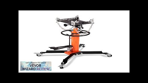 VEVOR Hydraulic Transmission Jack 1322 lbs 360° Swivel Wheels For Car Lift Review