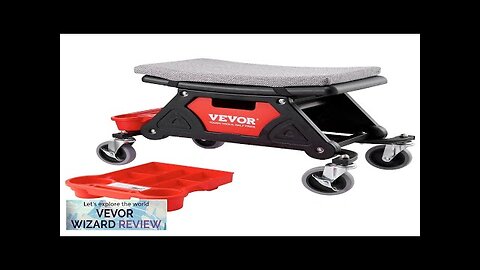 VEVOR Mechanics Stool 300 LBS Capacity Rolling Mechanic Seat with 4" Wheels Review