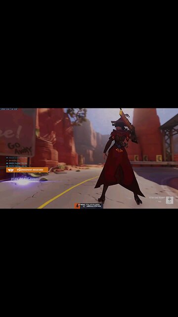 Knocking Roadhog off the side when he was looking to do the same thing.