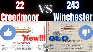 22 Creedmoor vs 243 Winchester