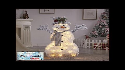 Christmas Snowman Fawn LED Lights Christmas Tree Decoration New Year Gift Christmas Review