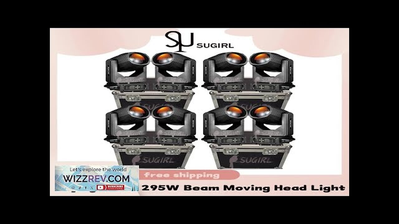 0 Tax 8Pcs 295W Moving Head Beam Stage Light Effect Professional DJ Review