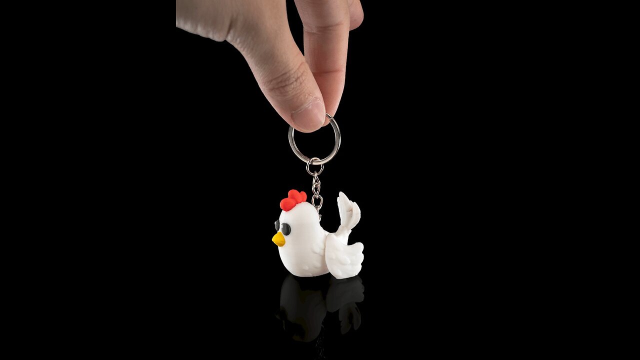 Let's Print: Chicken Keychains