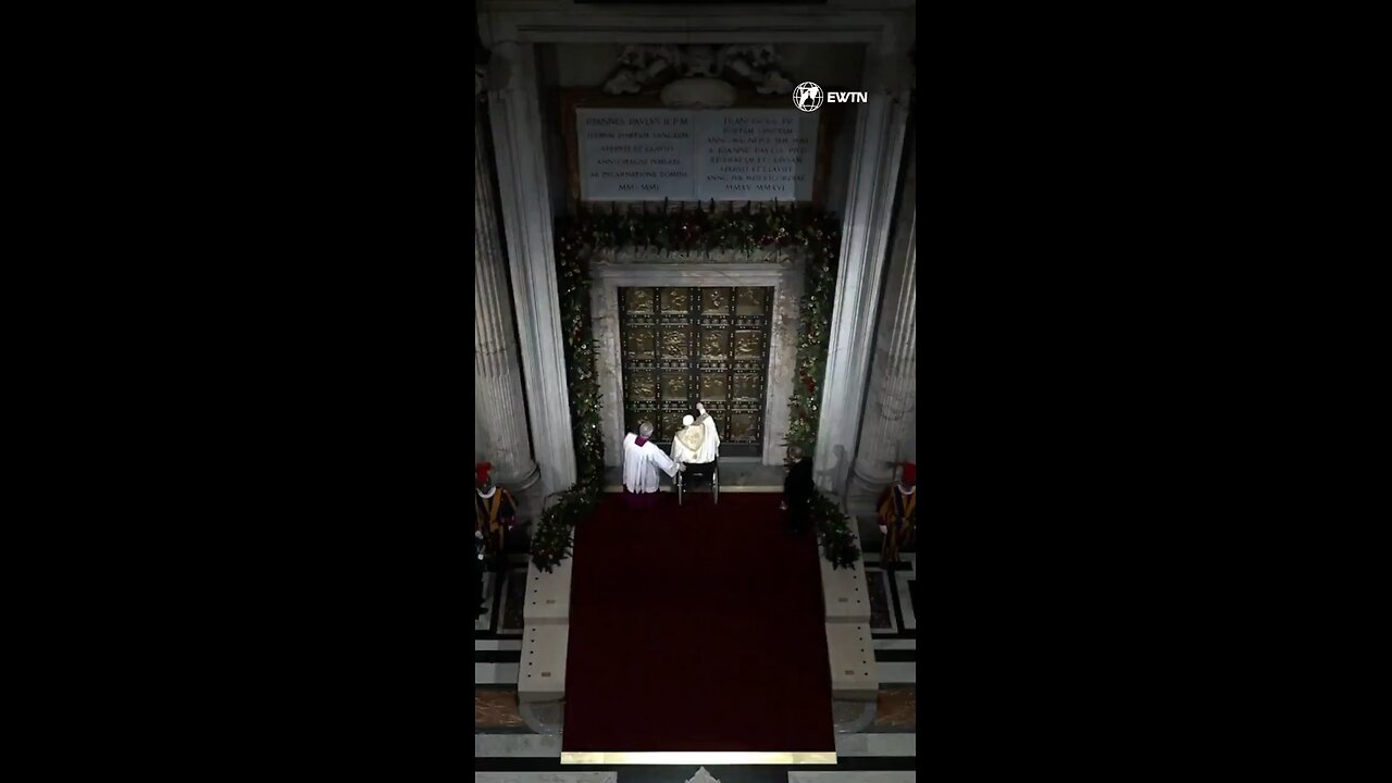 The “Pope” opening the golden doors to signal Gesara a s the debt jubilee. The ultimate surrender