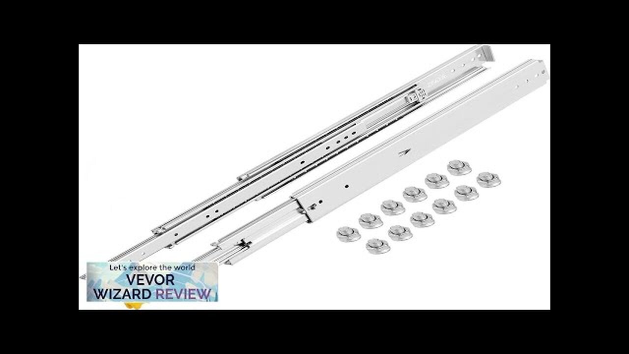 VEVOR Heavy Duty Drawer Slides 18" Length Locking Drawer Slides 500lbs Load Review