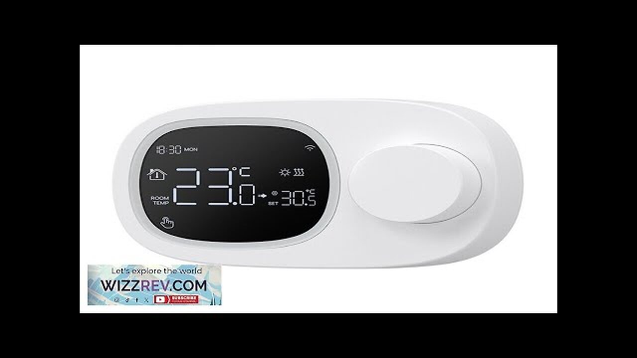 Tuya Smart WiFi Thermostat Heating/Cooling Mode Low Power Battery Water Gas Boiler Review