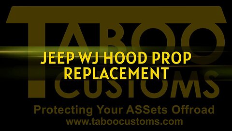 Hood Prop/Strut Replacement - Jeep Grand Cherokee WJ
