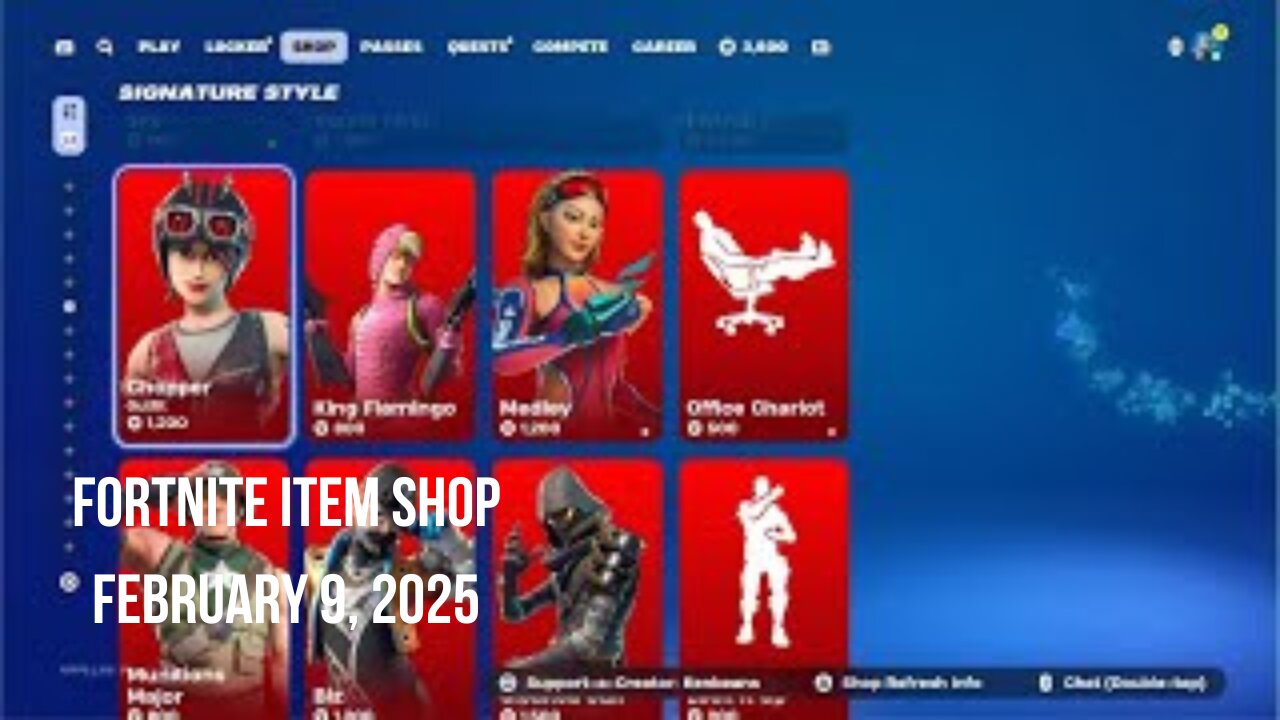 Fortnite Item Shop|February 9, 2025