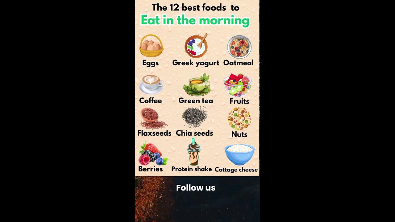 12 best foods to eat in the morning