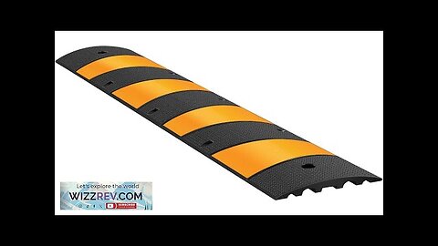 VEVOR 6 Feet Rubber Driveway Heavy Duty Cable Protector Ramp 72.4 x Review