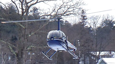 Alton Bay Ice Runway Helicopter Landing