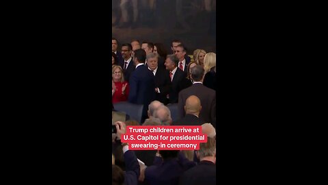 Trump children arrive at us capitol