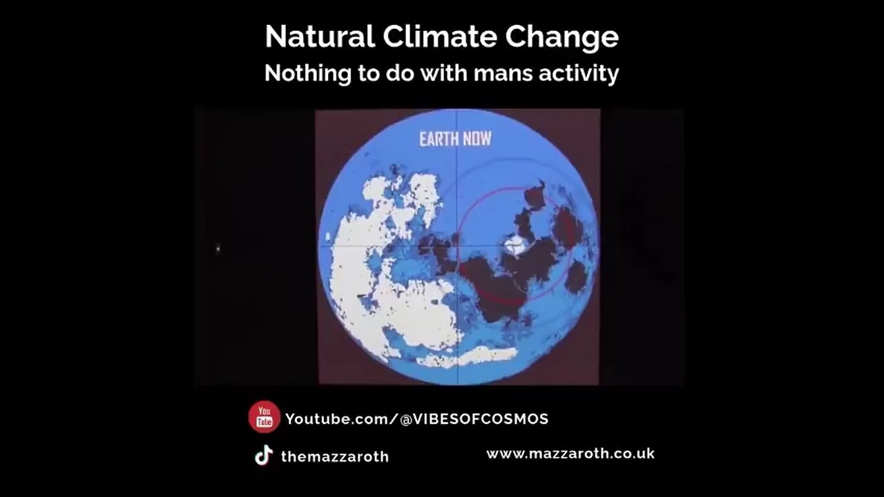 Macroclimate Change on the Larger Flat Earth Is Natural, Nothing to Do With Man's Activity!