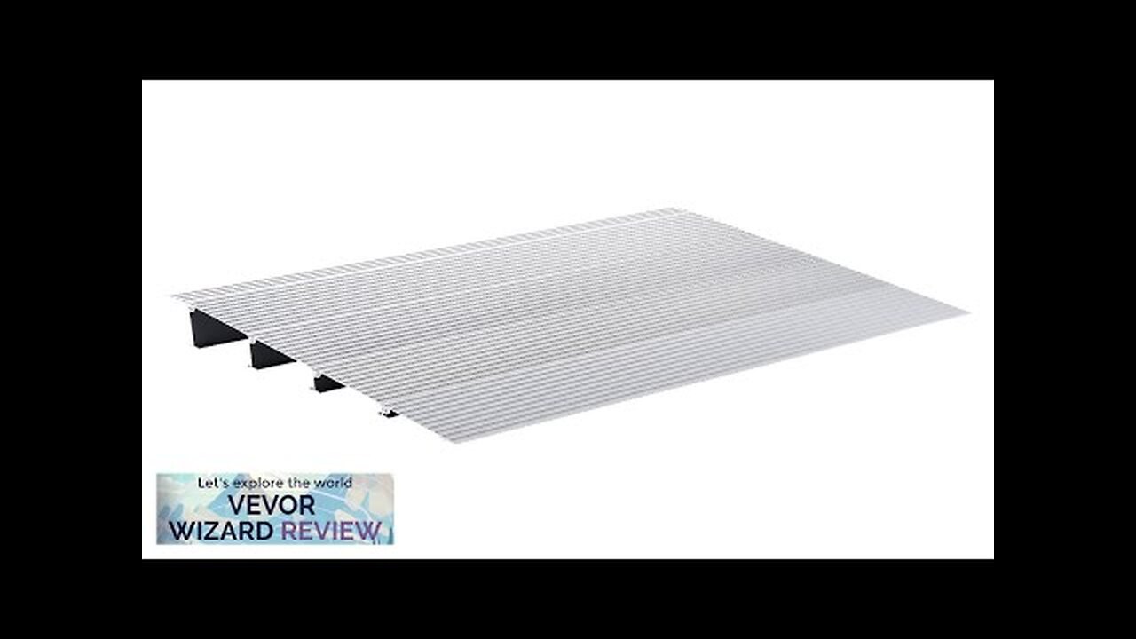 VEVOR Door Threshold Ramp 4" Rise 800 lbs Load Capacity Door Ramp Review