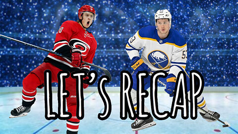 Carolina Hurricanes at Buffalo Sabres post-game recap. Game puck goes to Ukko Pekka Luukkonen.