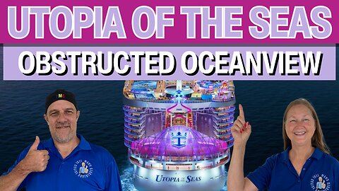 Utopia of the Seas Obstructed Oceanview Cabin 9104 | Tall Man's Cruise Adventures