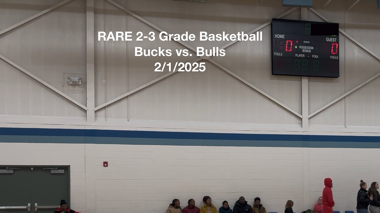 RARE Grade 2-3 Basketball Bucks vs Bulls 2-1-2025