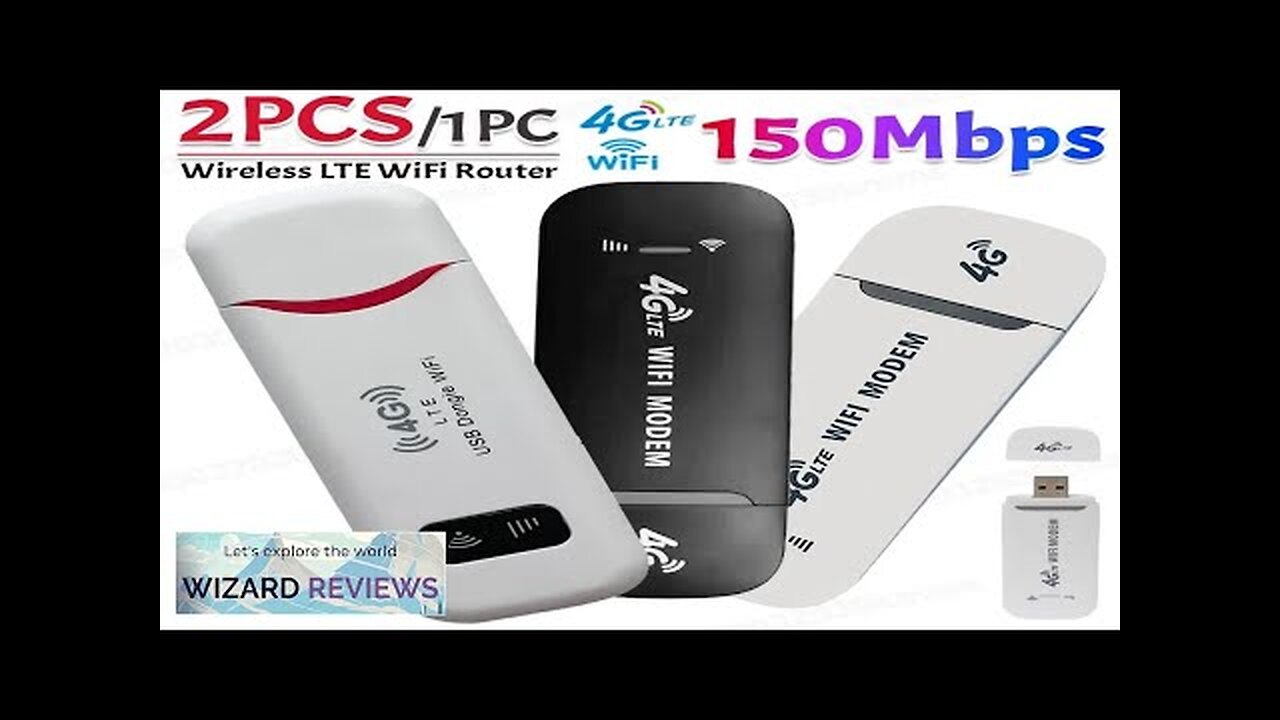 4G LTE Wireless USB Dongle Mobile Broadband 150Mbps Modem Stick 4G Sim Review