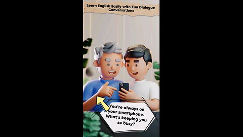 Learn English Easily with Fun Dialogue Conversations // The Impact of Mobile Phones
