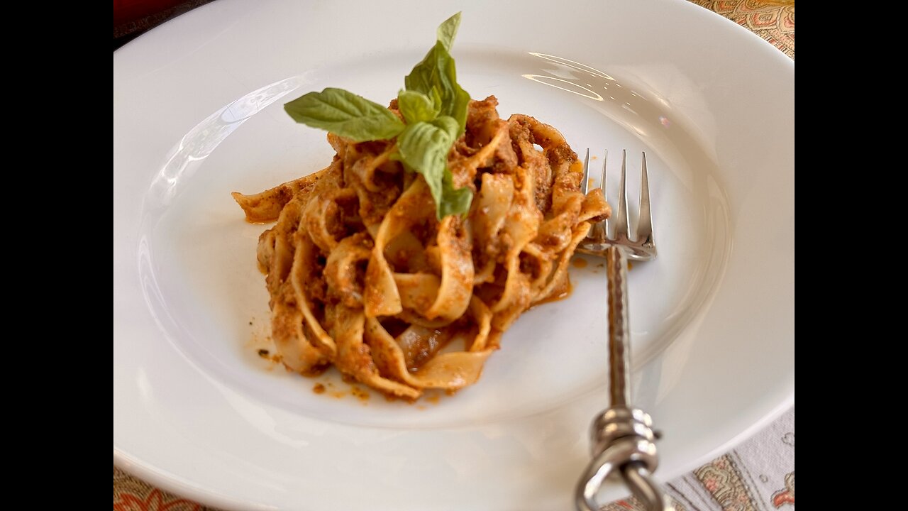 Quick & Healthy Pesto Rosso Pasta Recipe: Sun-Dried Tomato Sauce in Minutes!