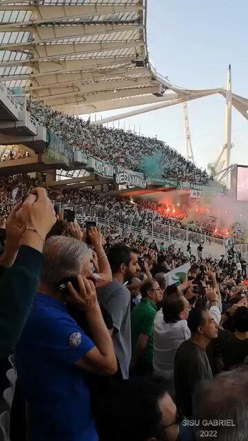 Panathinaikos vs PAOK (Greek Cup Final 2022) fantastic atmosphere