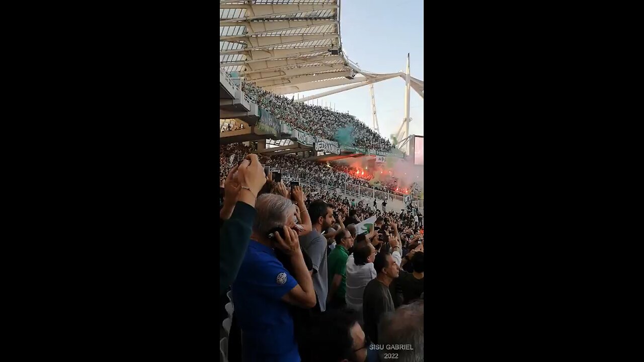 Panathinaikos vs PAOK (Greek Cup Final 2022) fantastic atmosphere