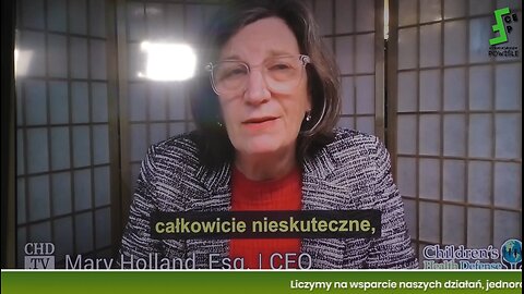 Mec. Marry HOLLAND: Childrens Health Defence, Konferencja "Naturalnie Odporni", Poznań 11.1.AD 2025