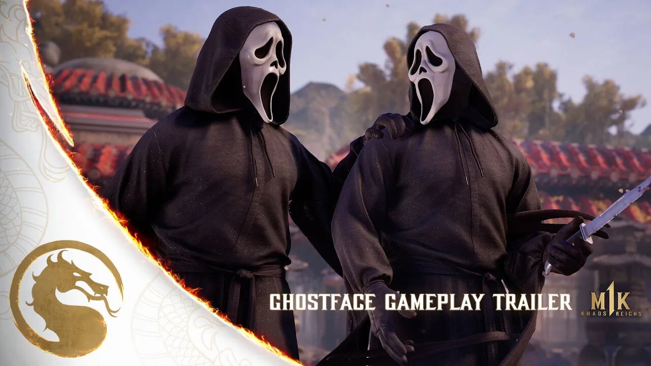 Mortal Kombat 1 Khaos Reigns - Official Ghostface Gameplay Trailer