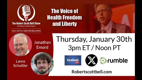 Jonathan Emord, Plane crash at DCA, RFK confirmation hearings, Maha Mandate, ENCORE! Lance Schuttler, Ascent Nutrition - The RSB Show 1-30-25