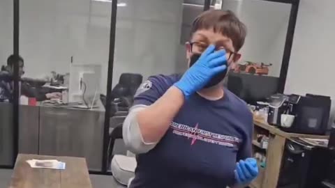 I'm so proud of this lady standing up to this tran