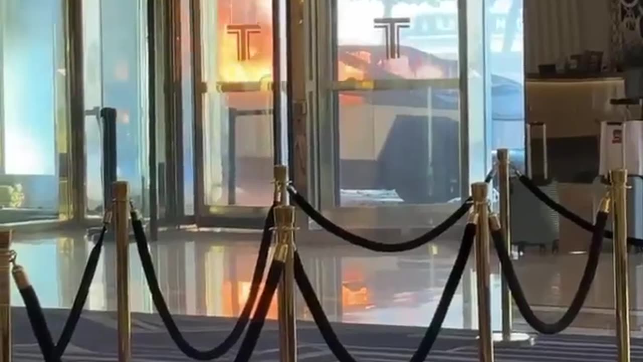 Tesla Truck Explodes at Trump Tower New Years Day