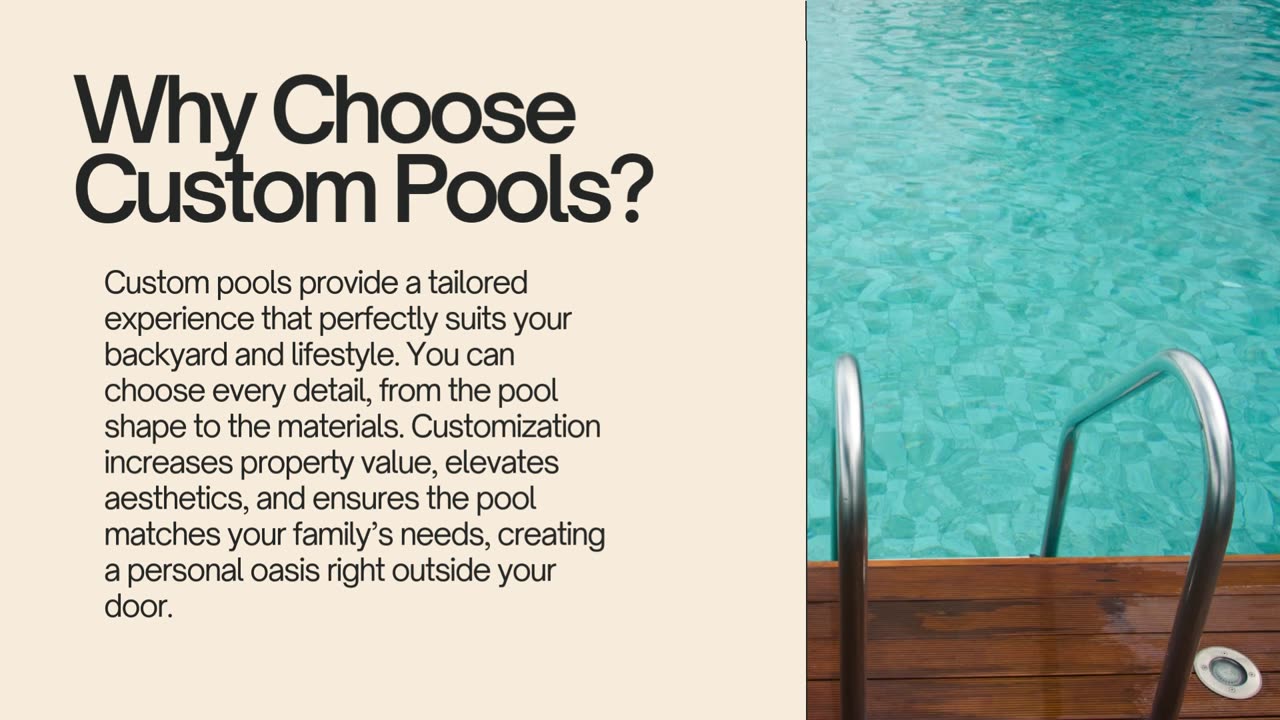 Custom Pools in Houston - Transforming Your Backyard into a Personal Oasis