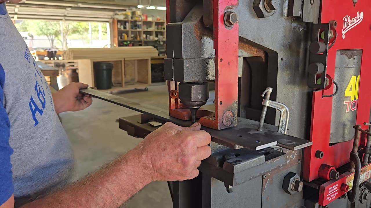 Punching holes