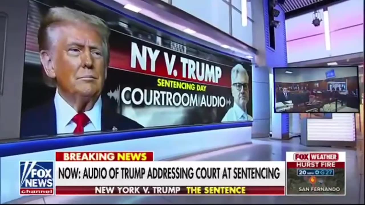 TRUMP SENTENCING HEARING IN N.Y.C WITCH HUNT CASE