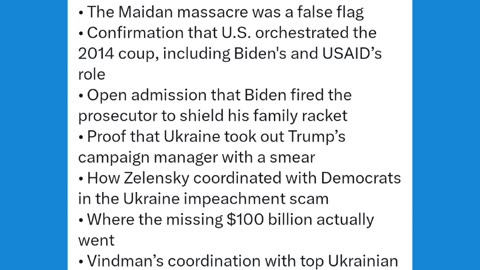 Food for thought on Ukraine.