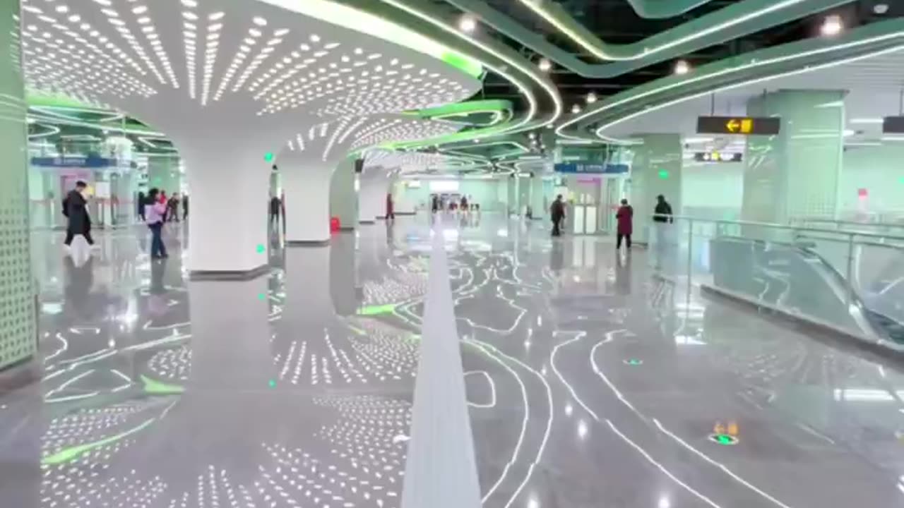 Metro station on Line 8 in Xi'an China