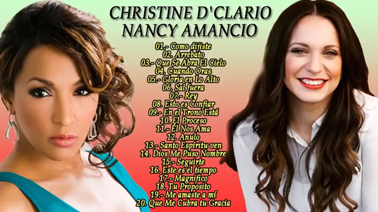 Nancy Amancio Y Christine D'clario Sus Canciones Mejores Exitos Mix Musica Cristiana.