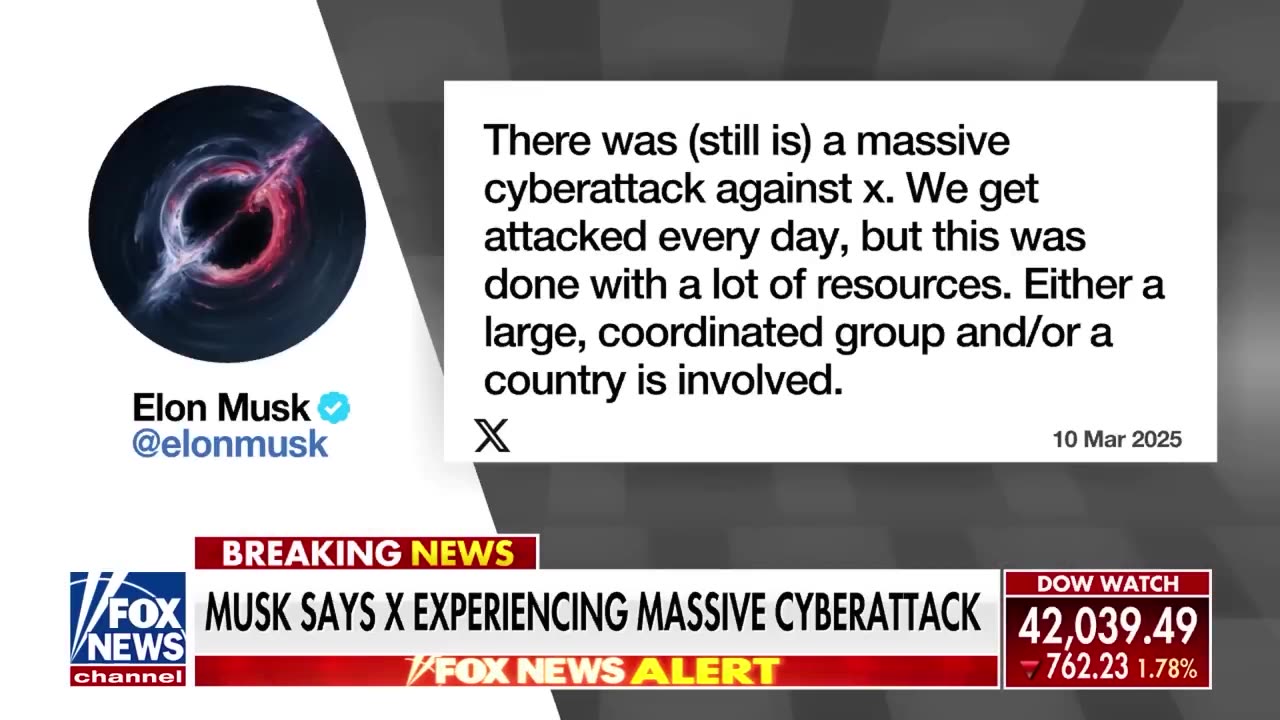 BREAKING: Elon Musk reveals X under massive cyberattack