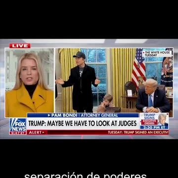 Pam Bondi: "We will carry out President Trump's agenda"