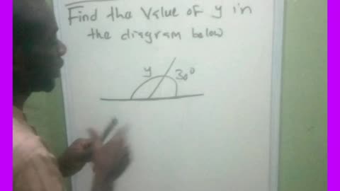 Solution to Angle on the straight line