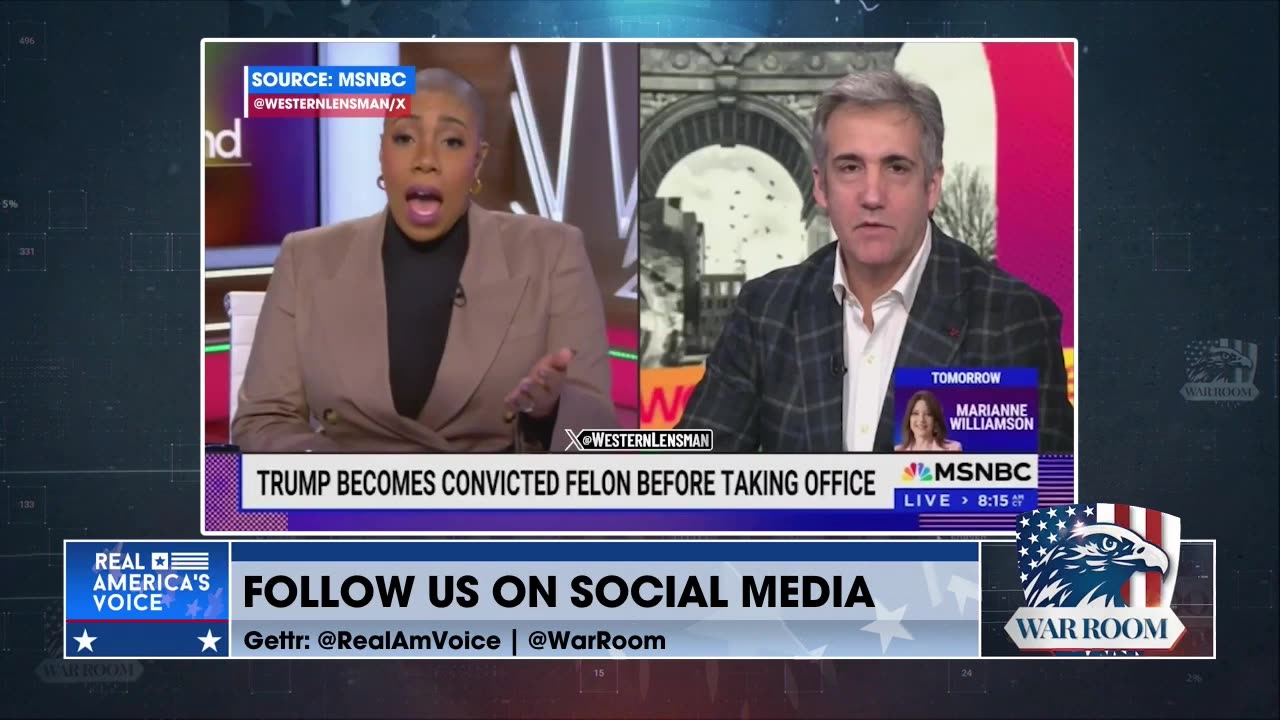 Natalie Winters BLASTS Michael Cohen: "You Know It's Bad When MSNBC Is Heckling You"