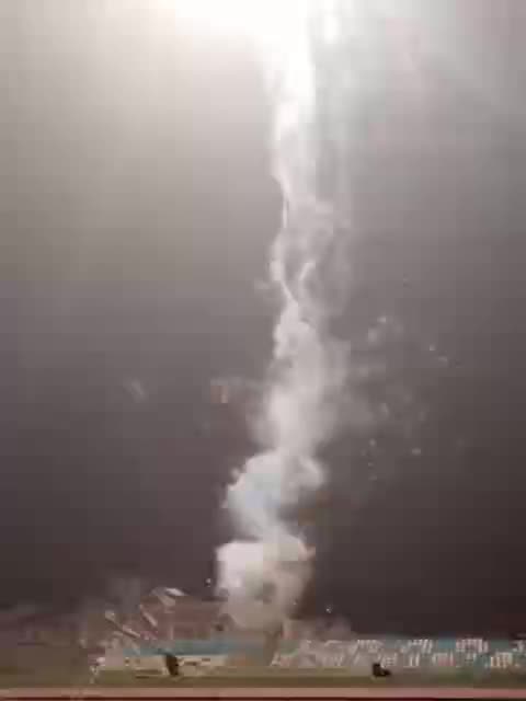 Ohňostroj ve Veliké Novoselce na počest osvobození ruskou armádou