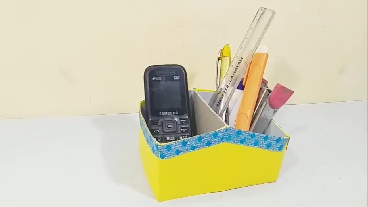 DIY FROM WASTE ( reuse waste box )
