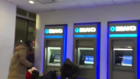 Bronx resident films homeless people camping at her local bank