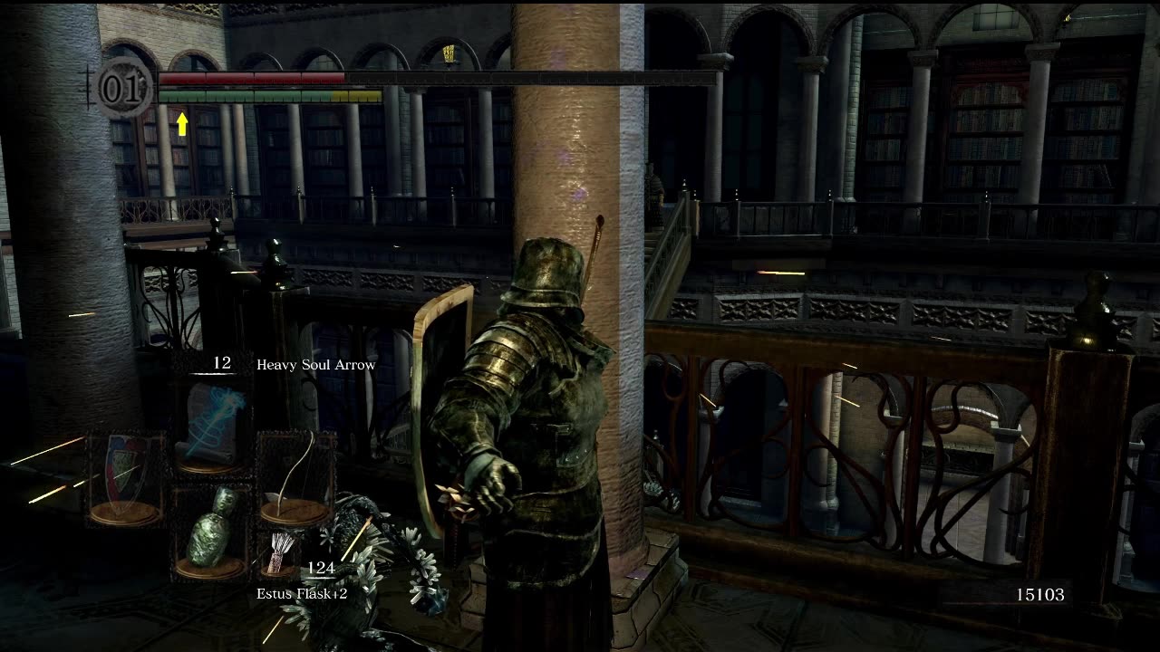 Dark Souls Remastered | When you're low on health and out of Estus Flasks and you don't want to die