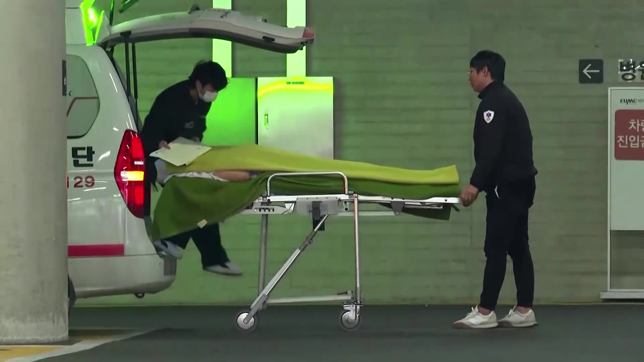 South Korea plane crash survivor arrives at hospital in Seoul