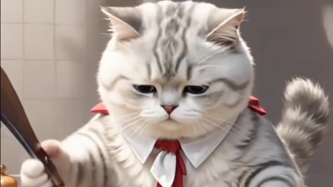 Cute Cat and Baby 😘😘😘