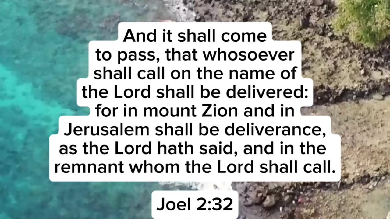 Joel 2:32 - Scripture Reading