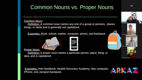 parts of speech ( nouns / verbs / adjective)