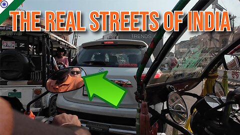 10 Minutes of Chaos on the Streets of Lucknow! 🇮🇳